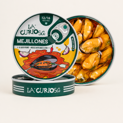 Małże z czosnkiem i chilli