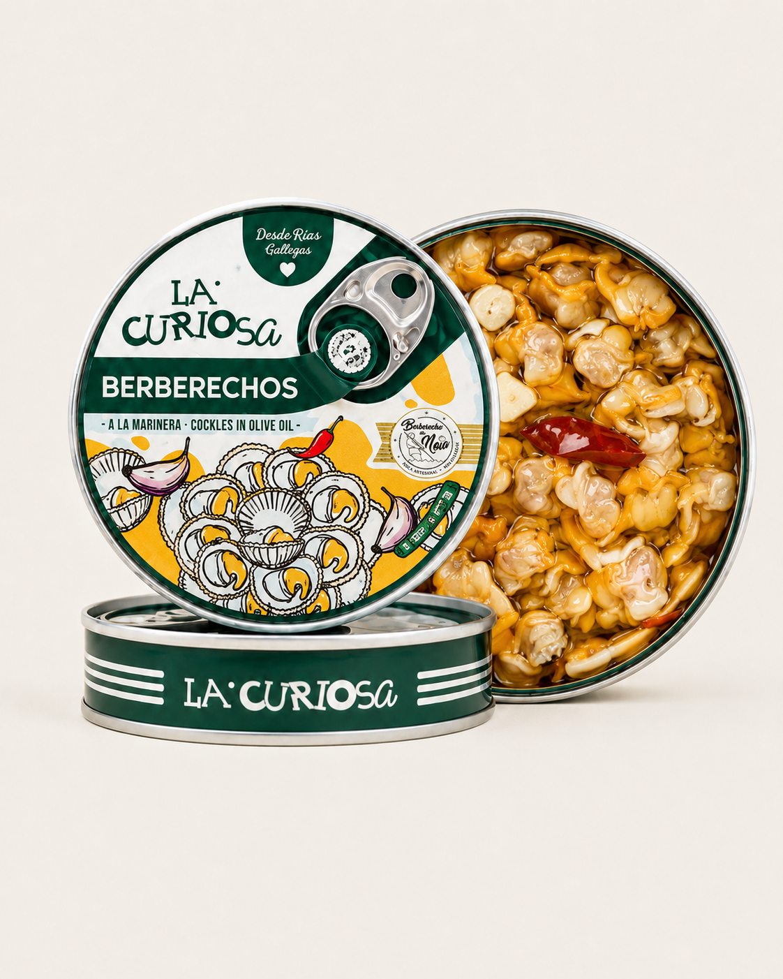 Sercówki z czosnkiem i chilli La Curiosa 60 - 70 sztuk 110 g