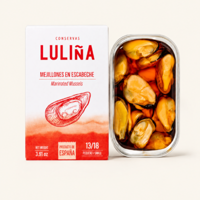 Małże w sosie escabeche