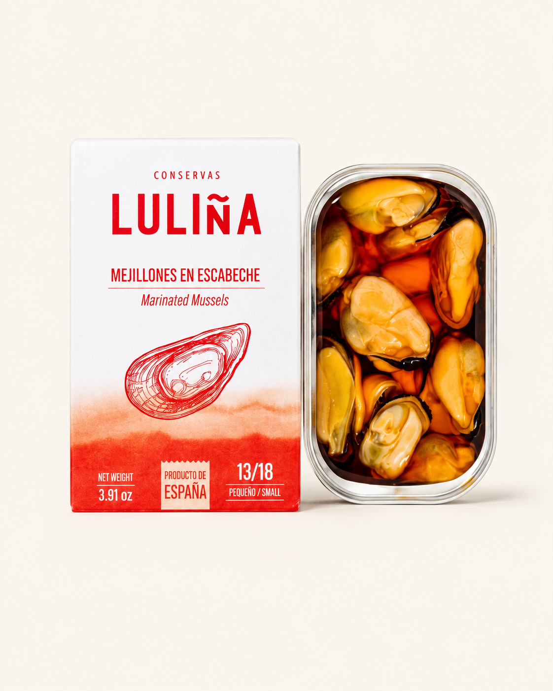 Małże w sosie escabeche Luliña 13 - 18 sztuk 110 g