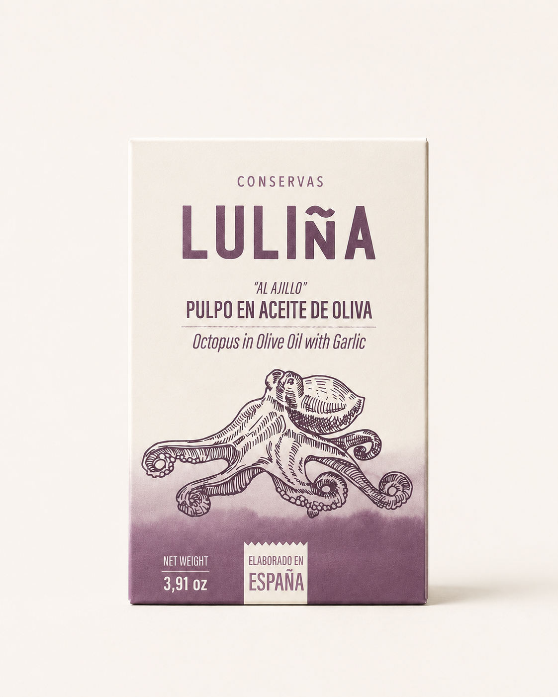 Ośmiornica w oliwie z czosnkiem Luliña 110 g
