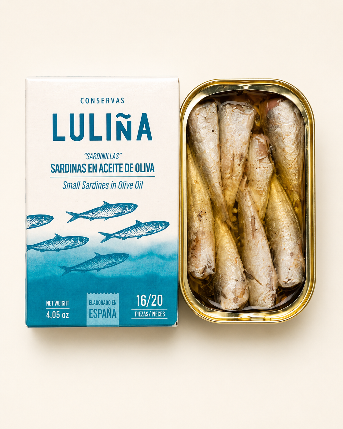 Sardynki w oliwie Luliña 16 - 20 sztuk 110 g